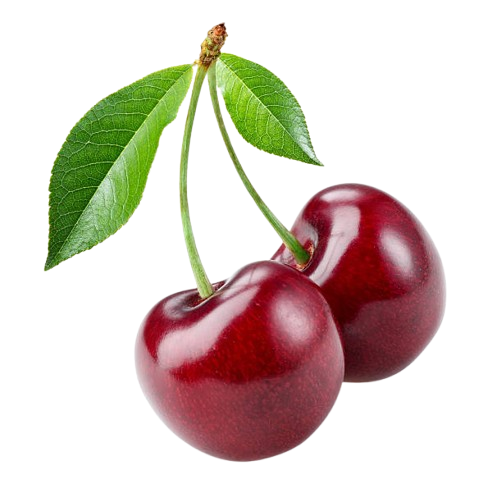 Organic cherries grown in a vertical hydroponic tower system, ideal for commercial vertical farming and premium fresh produce supply