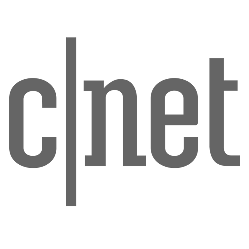 Official grey logo of CNET, a leading global technology media brand focused on consumer electronics and tech news